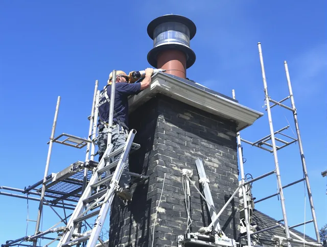 Sturdy chimney crown finished by Doral Chimney Sweep in Doral, FL