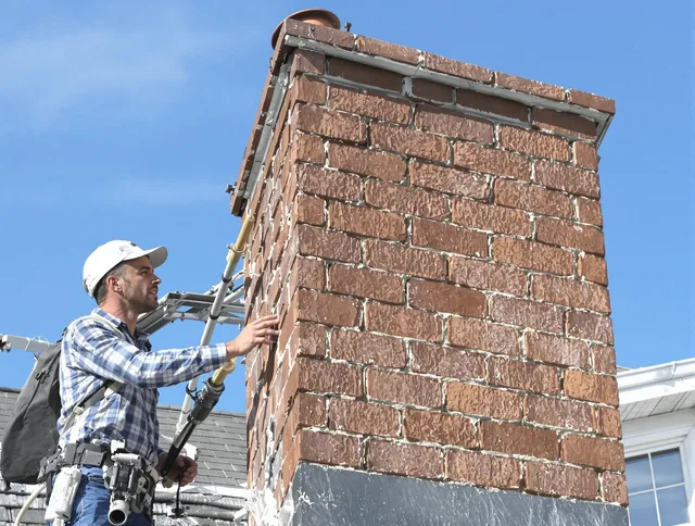 Brickwork for a chimney rebuild by Doral Chimney Sweep in Doral, FL