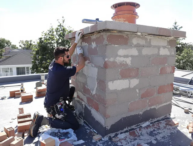 Advanced chimney repair process by Doral Chimney Sweep in Doral, FL