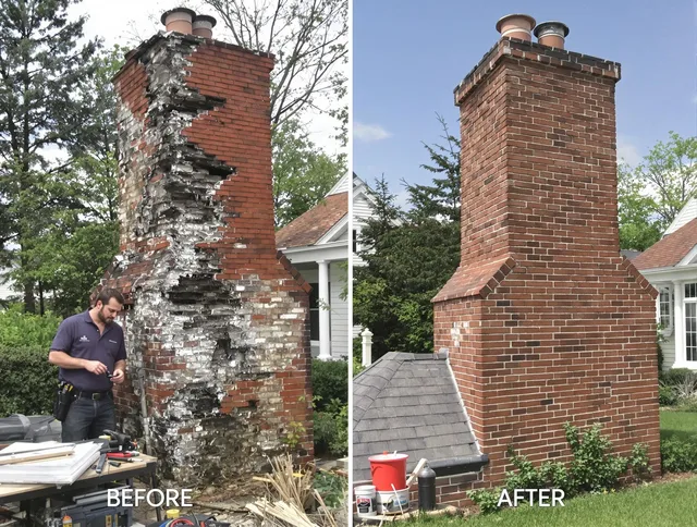 Doral Chimney Sweep performing a full chimney restoration in Doral, FL