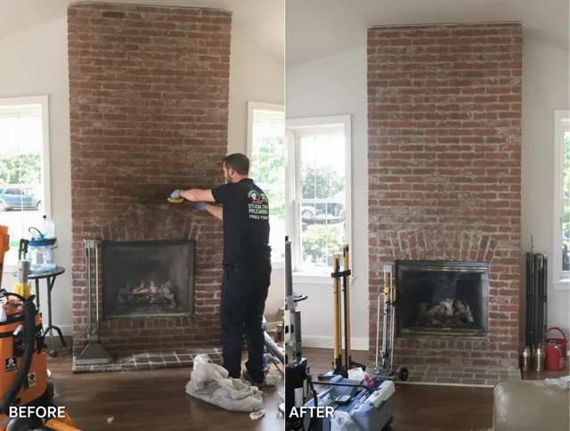 Finished chimney sweeping service by Doral Chimney Sweep in Doral, FL