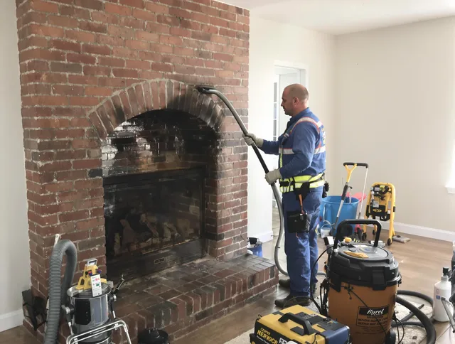 Doral Chimney Sweep expert performing detailed chimney sweep in Doral, FL