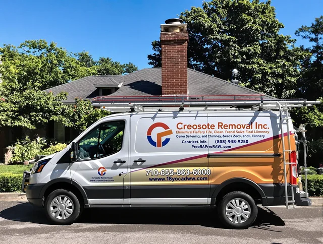 Doral Chimney Sweep technician removing creosote safely in Doral, FL