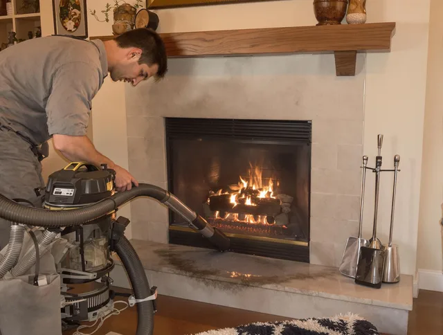 Routine fireplace upkeep by Doral Chimney Sweep in Doral, FL